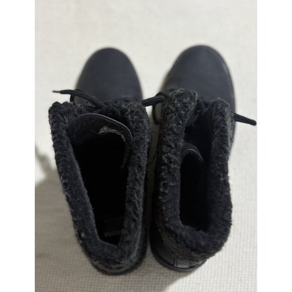 Sonoma Boots Womens Echinda Ankle Boots Faux Fur Lined 10M Black - Picture 6 of 10